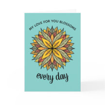 Meine Liebe zu dir blüht jeden Tag Floral