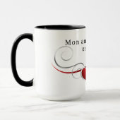 Meine Liebe zu dir ist unendlich. Tasse (Links)