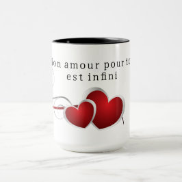 Meine Liebe zu dir ist unendlich. Tasse