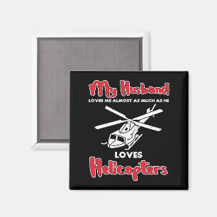 Meine Lieben Helikopter Funny Piloten Magnet