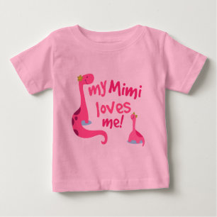 Meine Lieben Mimi ich Dinosaurier Baby T-shirt