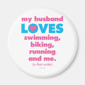 Meine Lieben Triathlons (nur Text) Magnet