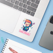 Meine Liebessprache sind Anime-Openings Aufkleber (Laptop mit iPhone)
