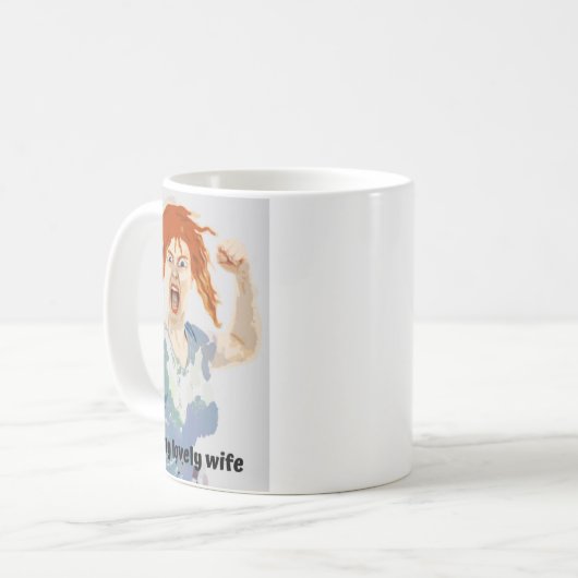 Meine liebliche Ehefrau Kaffeetasse (Vorderseite Links)