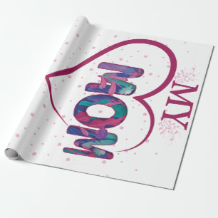 Meine liebliche Mama Geschenkpapier