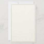 Meine lieblichen Notizen - Elegante Blume Briefpapier (Rückseite)