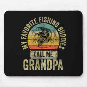 Meine Lieblings-Angelbuddies nennen mich Opa-Shirt Mousepad