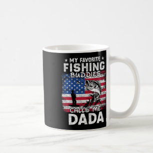 Meine Lieblings-Angelfreunde nennen mich Dada Fish Kaffeetasse