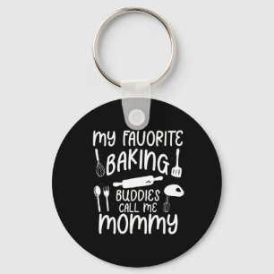 Meine Lieblings-Backbuddies nennen mich Mommy Fami Schlüsselanhänger