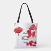 Meine Lieblings-Blume Tasche (Rückseite)