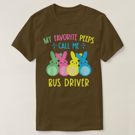 Meine Lieblings-Bunnies nennen mich Bus-Driver-Sch T-Shirt (Design vorne)