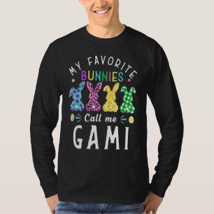 Meine Lieblings-Bunnies nennen mich Gami Bunny Egg T-Shirt