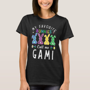 Meine Lieblings-Bunnies nennen mich Gami Bunny Egg T-Shirt