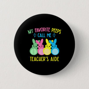 Meine Lieblings-Bunnies nennen mich Lehrerin Niedl Button