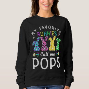 Meine Lieblings-Bunnies nennen mich Pop Bunny Egg Sweatshirt