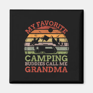 Meine Lieblings-Camping-Kumpels nennen mich Oma-Va Magnet