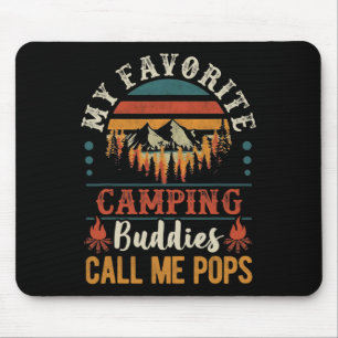 Meine Lieblings-Camping-Kumpels nennen mich Opa Lu Mousepad
