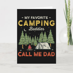 Meine Lieblings-Camping-Kumpels nennen mich Papa L Karte