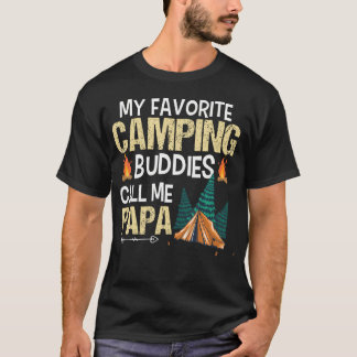 Meine Lieblings-Camping-Kumpels nennen mich Papa L T-Shirt