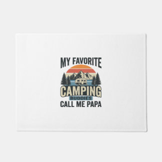 Meine Lieblings-Camping-Kumpels nennen mich Papa-S Fußmatte