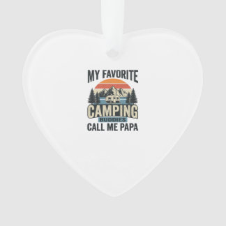 Meine Lieblings-Camping-Kumpels nennen mich Papa-S Ornament