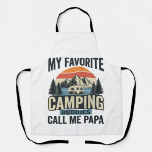 Meine Lieblings-Camping-Kumpels nennen mich Papa-S Schürze