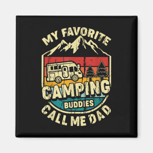 Meine Lieblings-Camping-Kumpels nennen mich Papa V Magnet