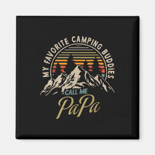 Meine Lieblings-Camping-Kumpels nennen mich Papa V Magnet
