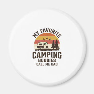 Meine Lieblings-Camping-Kumpels nennen mich Papa V Magnet