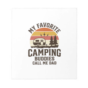 Meine Lieblings-Camping-Kumpels nennen mich Papa V Notizblock