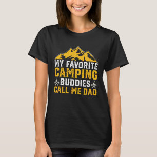 Meine Lieblings-Camping-Kumpels nennen mich Papa V T-Shirt