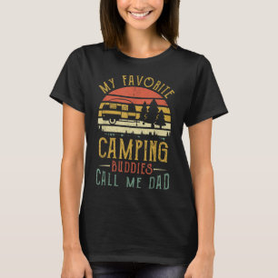 Meine Lieblings-Camping-Kumpels nennen mich Papa V T-Shirt