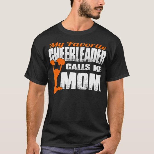 Meine Lieblings-Cheerleader nennt mich Mama fröhli T-Shirt (Vorderseite)