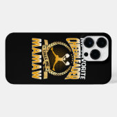 Meine Lieblings-Cheerleader nennt mich Mamaw Cheer iPhone Hülle (Rückseite (Horizontal))