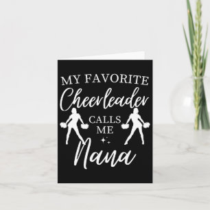 Meine Lieblings-Cheerleader nennt mich Nana Sports Karte