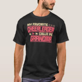 Meine Lieblings-Cheerleader nennt mich Oma Niedlic T-Shirt (Vorderseite)