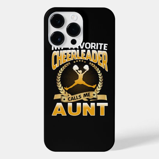Meine Lieblings-Cheerleader nennt mich Tante Cheer iPhone Hülle (Rückseite)