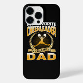 Meine Lieblings-Cheerleader nennt mich Vater Cheer iPhone Hülle (Rückseite)