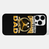 Meine Lieblings-Cheerleader nennt mich Vater Cheer iPhone Hülle (Rückseite (Horizontal))