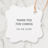 Meine Lieblings-Dinge Geschenktafel für Favoriten Geschenkanhänger (Rückseite)