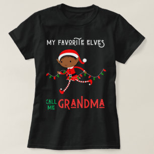 Meine Lieblings-Elfen nennen mich Oma Nana Mimi Xm T-Shirt