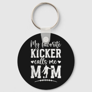 Meine Lieblings-Football-Kicker-Mutter eines Footb Schlüsselanhänger