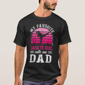 Meine Lieblings-Karate-Girl nennt mich Vater Vater T-Shirt