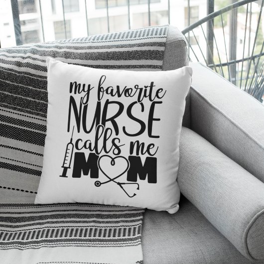 Meine Lieblings-Krankenschwester nennt mich Mama - Kissen