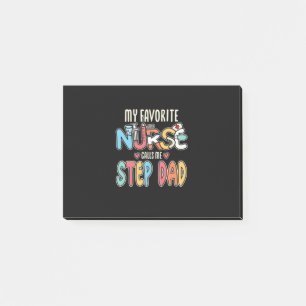 Meine Lieblings-Krankenschwester nennt mich Step-V Post-it Klebezettel