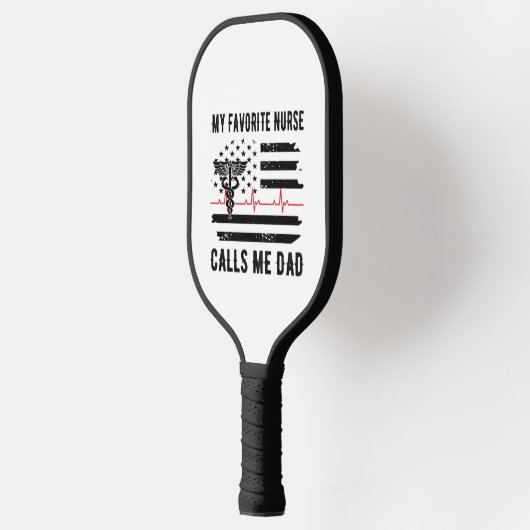 Meine Lieblings-Krankenschwester nennt mich Vater Pickleball Schläger (Links)