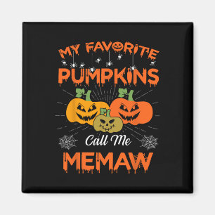 Meine Lieblings-Kürbis nennen mich Halloween-Fraue Magnet