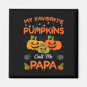 Meine Lieblings-Kürbis nennen mich Papa Halloween- Magnet