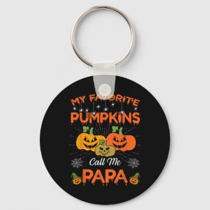 Meine Lieblings-Kürbis nennen mich Papa Halloween- Schlüsselanhänger