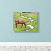 "Meine Lieblings-Leinwand" drucken Leinwanddruck (Insitu (Holzboden))